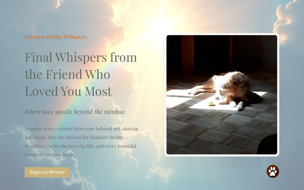 Rainbow Bridge Whispers 